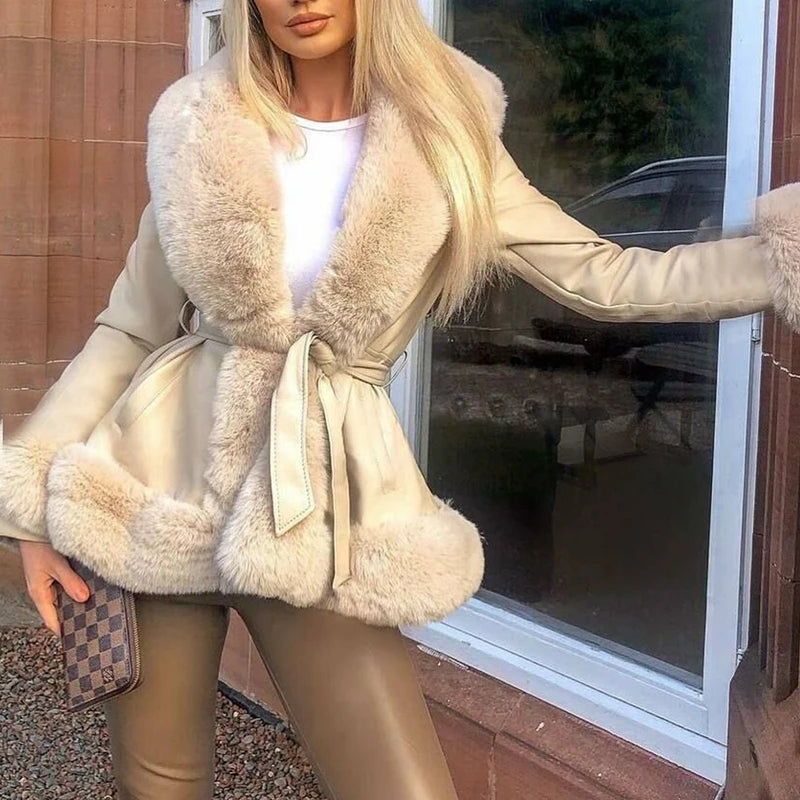 Women Leather Coat