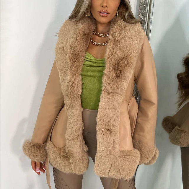 Women Leather Coat