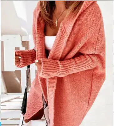 Women Oversized Cardigan Coat Sleeve