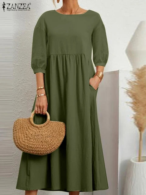 Elegant Sleeve Dress Women