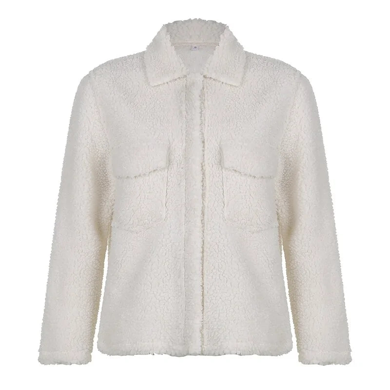 White Fur Jacket Women