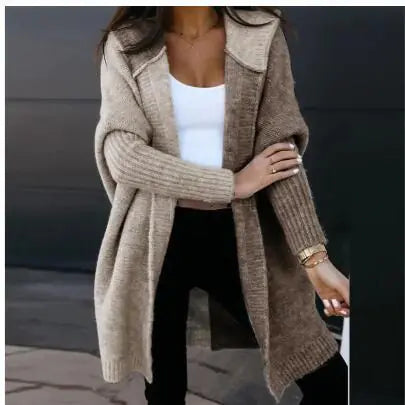 Women Oversized Cardigan Coat Sleeve