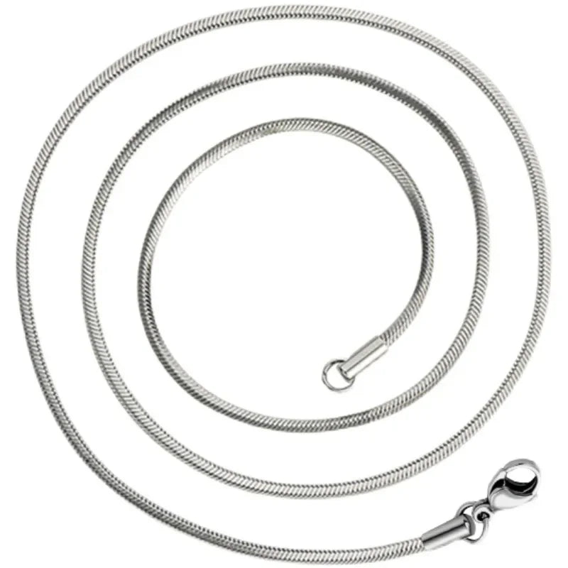 Snake Link Chain 925 Sterling Silver