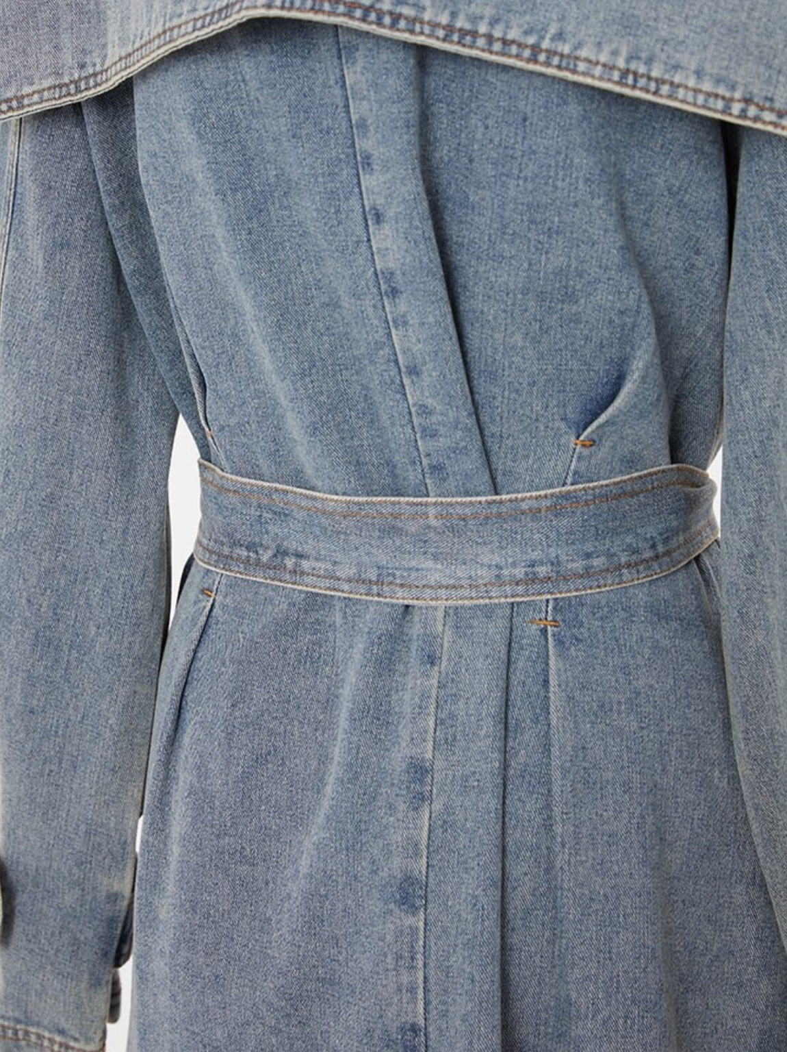 Denim Trench Coat for Women