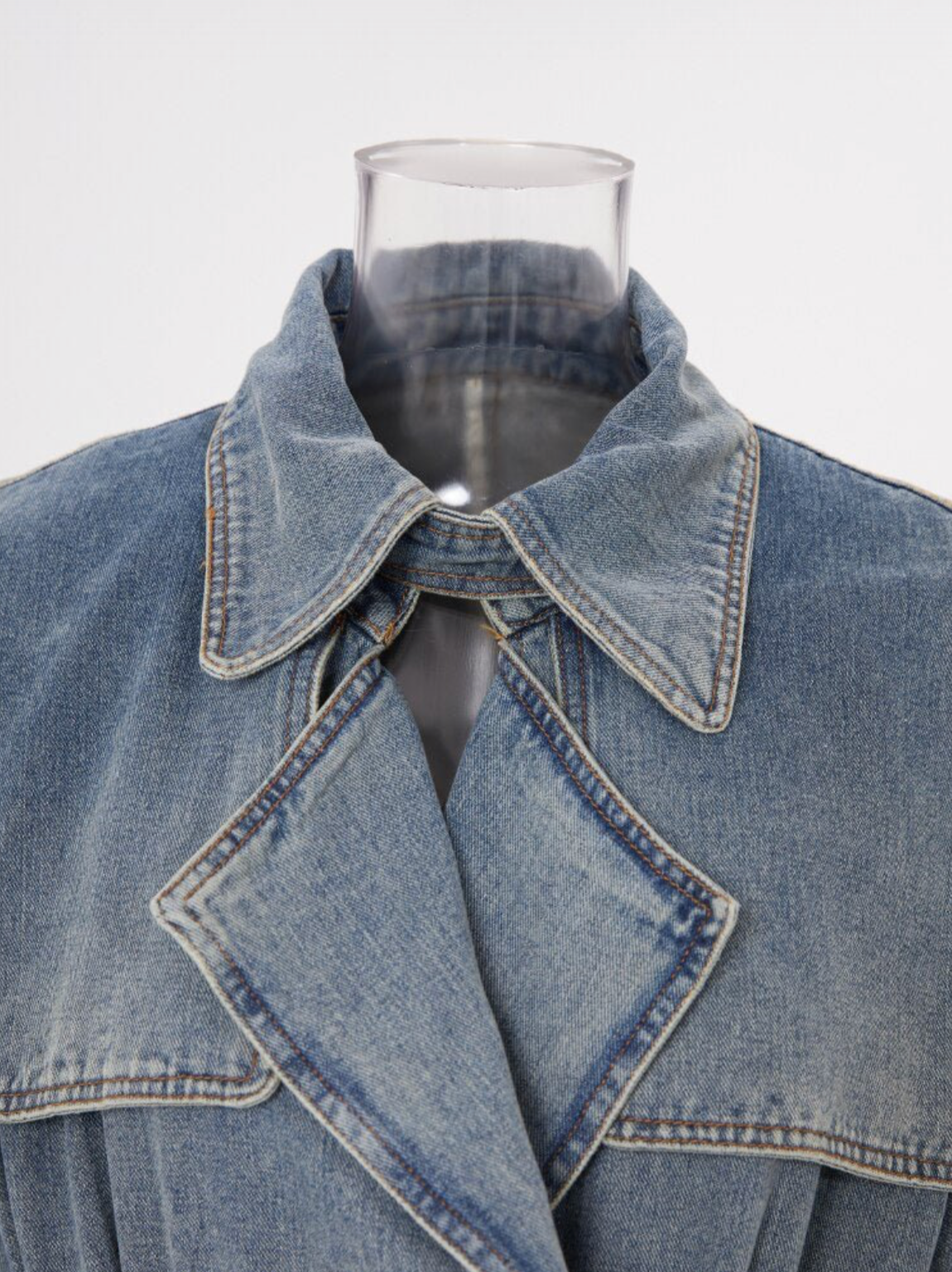 Denim Trench Coat for Women