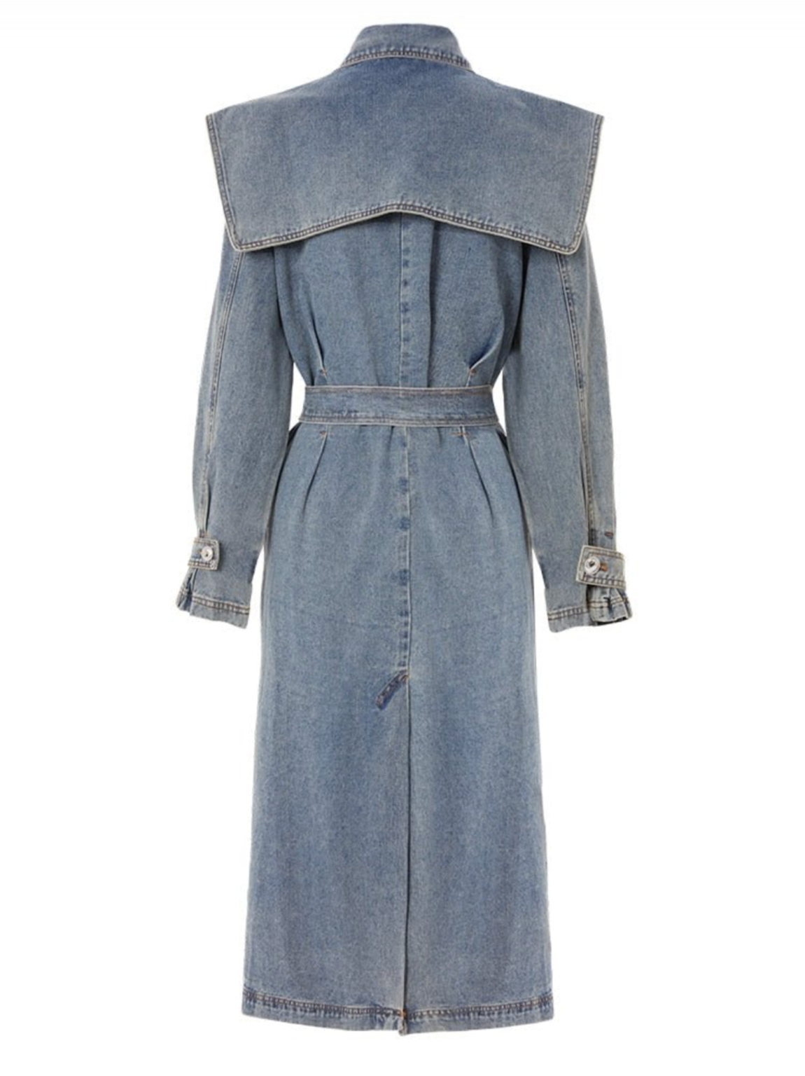 Denim Trench Coat for Women