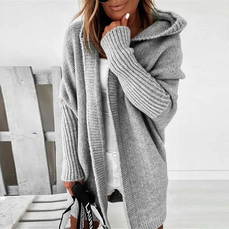 Women Oversized Cardigan Coat Sleeve