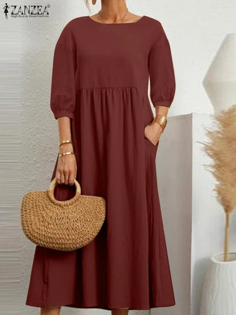 Elegant Sleeve Dress Women