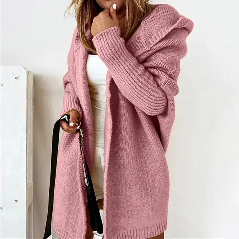 Women Oversized Cardigan Coat Sleeve