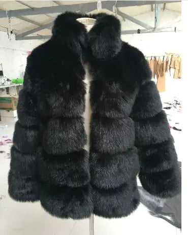 Women Fox fur coat