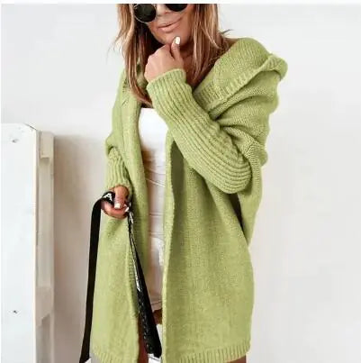 Women Oversized Cardigan Coat Sleeve