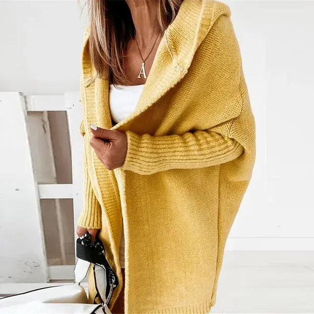 Women Oversized Cardigan Coat Sleeve